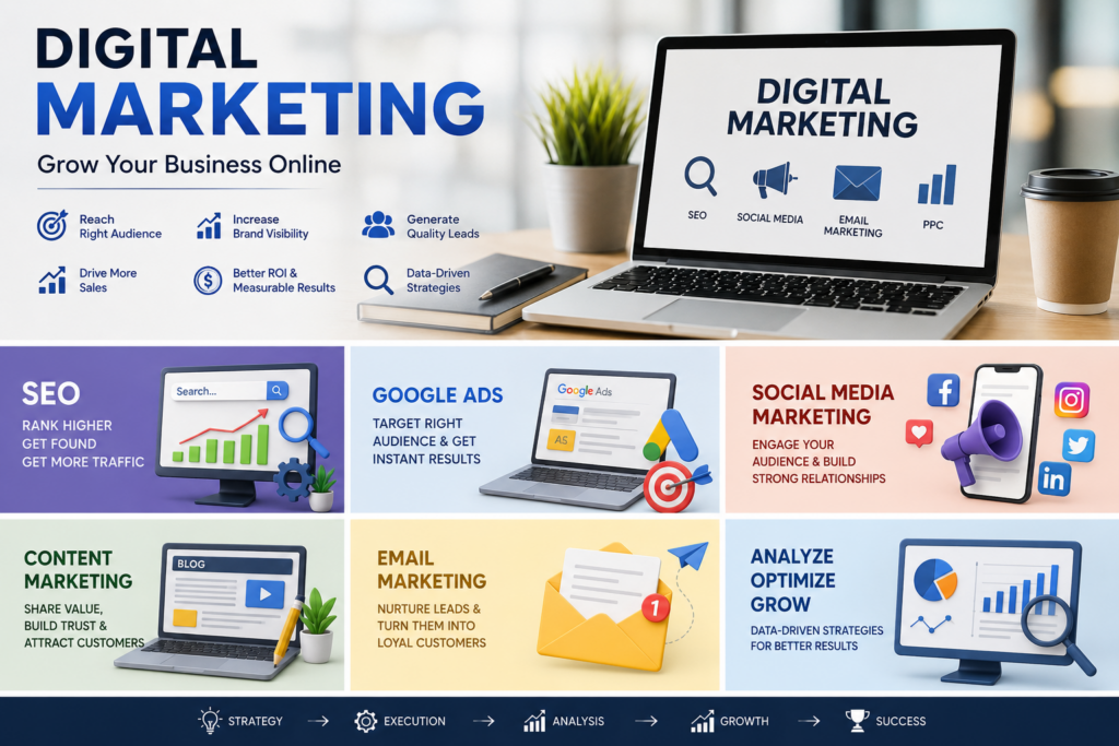 Digital markreviewing website analytics and SEO reports